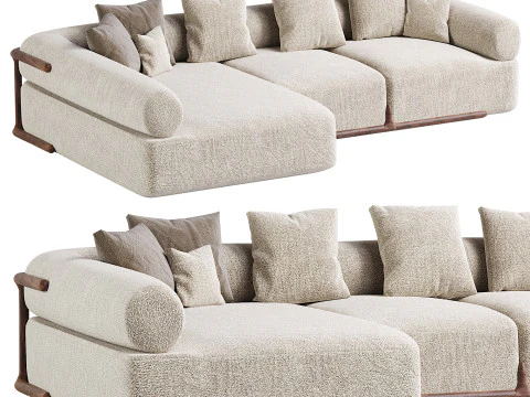 Klem 코너 소파 구성 3D 모델