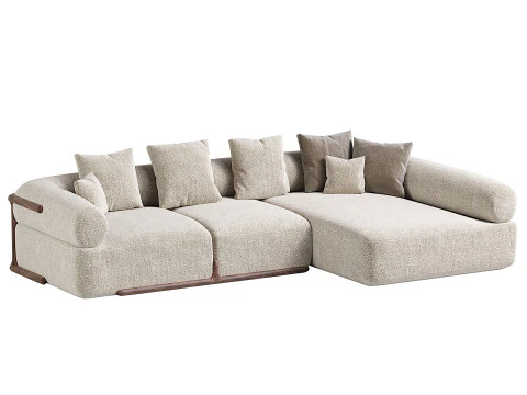 Klem Corner Sofa Composition 3D Model