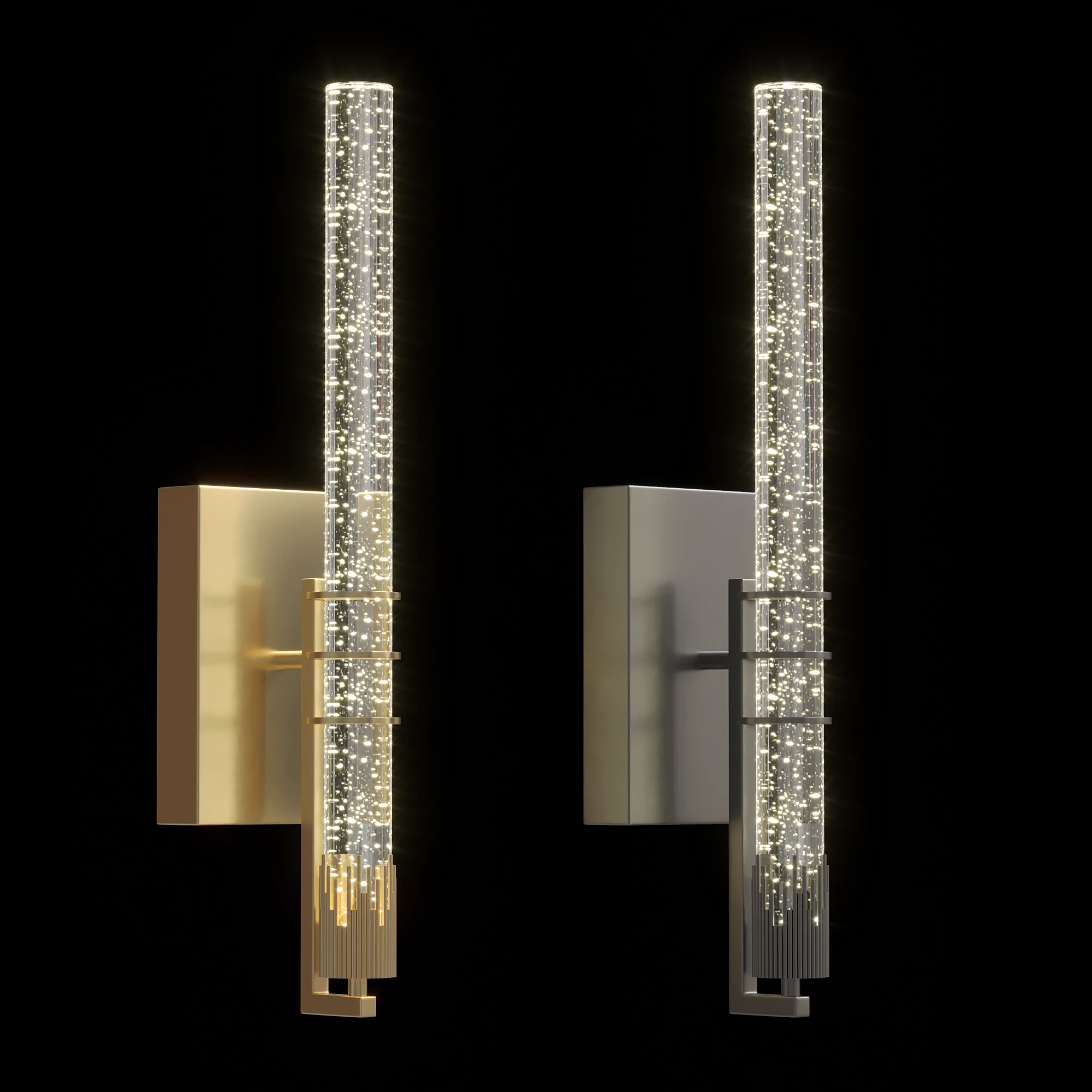 Lampade da parete a LED Modello 3D .c4d .max .obj .3ds .fbx .stl .blend 