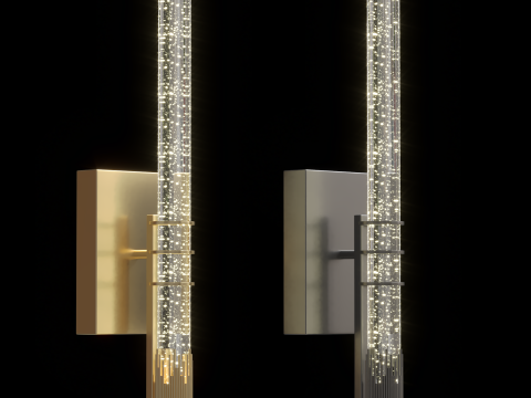 LED Wall lights 3D मॉडल