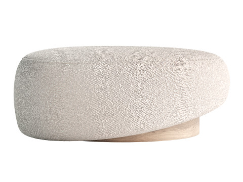 Cascade Ottoman 3D Модель