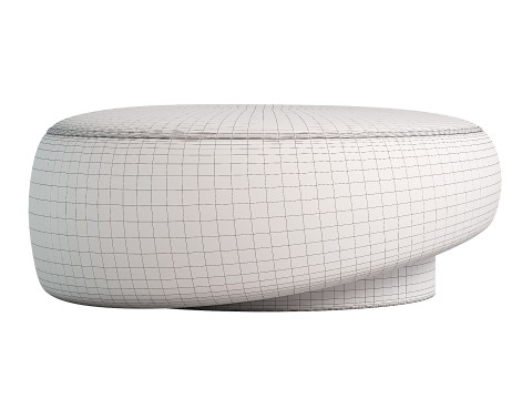 Cascade Ottoman 3D Модель