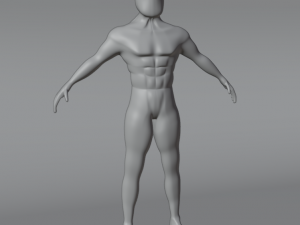 Human High Poly Model 3D-Modell