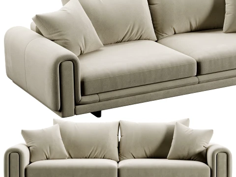 Roche bobois Underline Sofa 3D Model