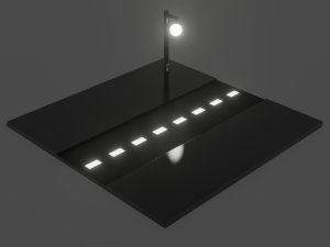 Small street 3D 模型