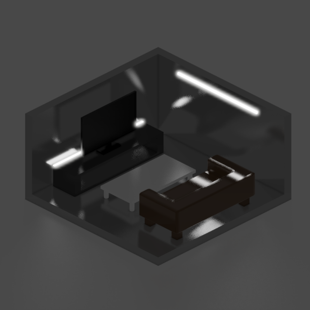 Room 3D Модель .c4d .max .obj .3ds .fbx .stl .blend