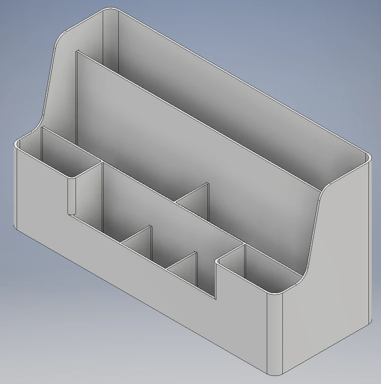 Desk Organizers 3D Model .c4d .max .obj .3ds .fbx .stl .blend