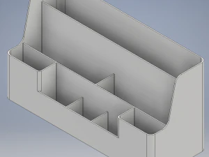 책상 정리함 3D 모델