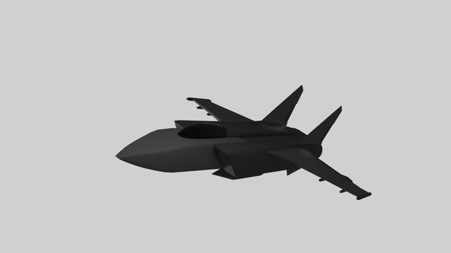 MiG - 31 3D Model .c4d .max .obj .3ds .fbx .stl .blend