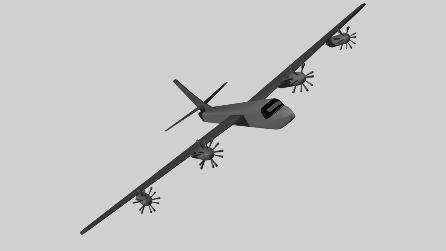 Tu-95 3D Model .c4d .max .obj .3ds .fbx .stl .blend 