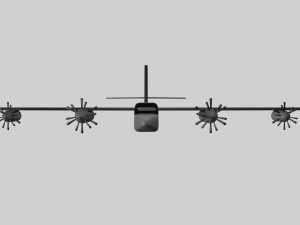 Tu-95 3D-Modell