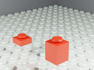 Лего кирпичик оЛег 3D Модель