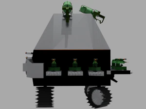 House-killer owned by Russian army 3D Model