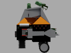 House-killer owned by Russian army 3D Model