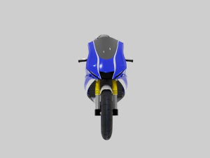 Yamaha Yzf R6 - SuperSport Racing Motorcycle 3D Model