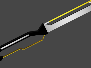 Low Poly Katana - Sword 3D Model