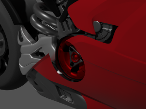Ducati Panigale V4 - Supersport Race Bike Model 3D