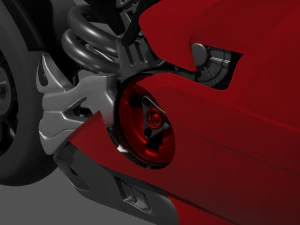 Ducati Panigale V4 - Supersport Race Bike 3D Model