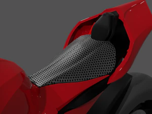 Ducati Panigale V4 - Supersport Race Bike 3D Model