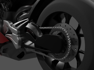 Ducati Panigale V4 - Supersport Race Bike Model 3D