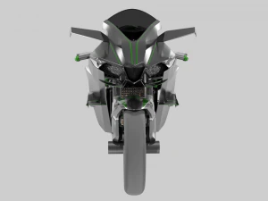 Kawasaki Ninja H2R 3D Model