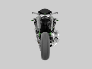 Kawasaki Ninja H2R 3D Model
