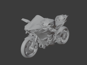 Kawasaki Ninja H2R 3D-Modell
