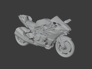 Kawasaki Ninja H2R 3D-Modell