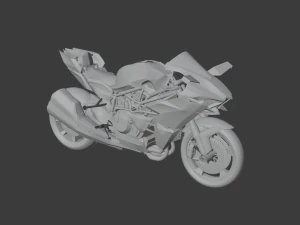 Kawasaki Ninja H2R 3D Model