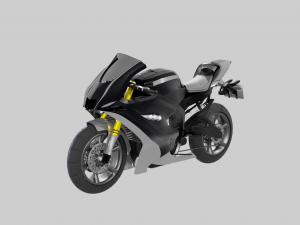 Racing Motorcycles Pack - Kawasaki Ninja H2R Ducati Panigale V4 Yamaha Yzf R6 Yamaha Yzf R7 3D 模型