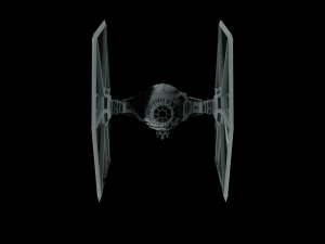 Tie Fighter - Spaceship - Starship - Star Wars Low-poly 3D-Modell