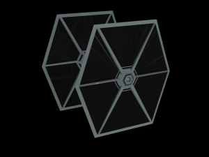 Tie Fighter - Spaceship - Starship - Star Wars Low-poly 3D-Modell