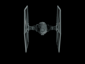 Tie Fighter - Spaceship - Starship - Star Wars Low-poly 3D-Modell