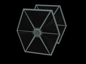 Tie Fighter - Spaceship - Starship - Star Wars Low-poly 3D-Modell