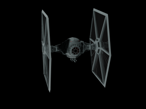 Tie Fighter - Spaceship - Starship - Star Wars Low-poly 3D-Modell