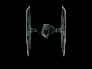 Tie Fighter - Spaceship - Starship - Star Wars Low-poly 3D Model