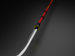 Naginata 3D 모델