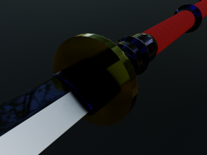 Naginata 3D मॉडल