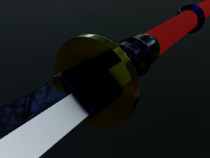 Naginata 3D Model