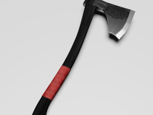 Viking BattleAxe Modello 3D