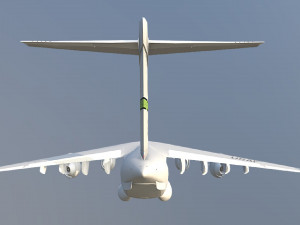 Large military transport aircraft Modelo 3D