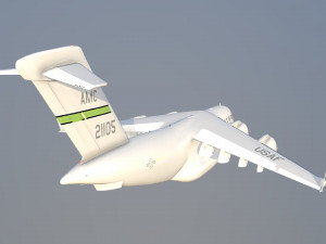 Large military transport aircraft Modelo 3D