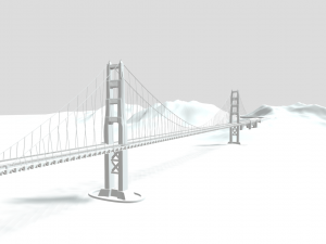 Golden Gate Bridge Modelo 3D