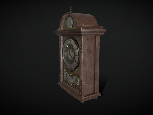 Old wall clock 3D Модель