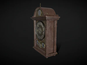 Old wall clock 3D Model