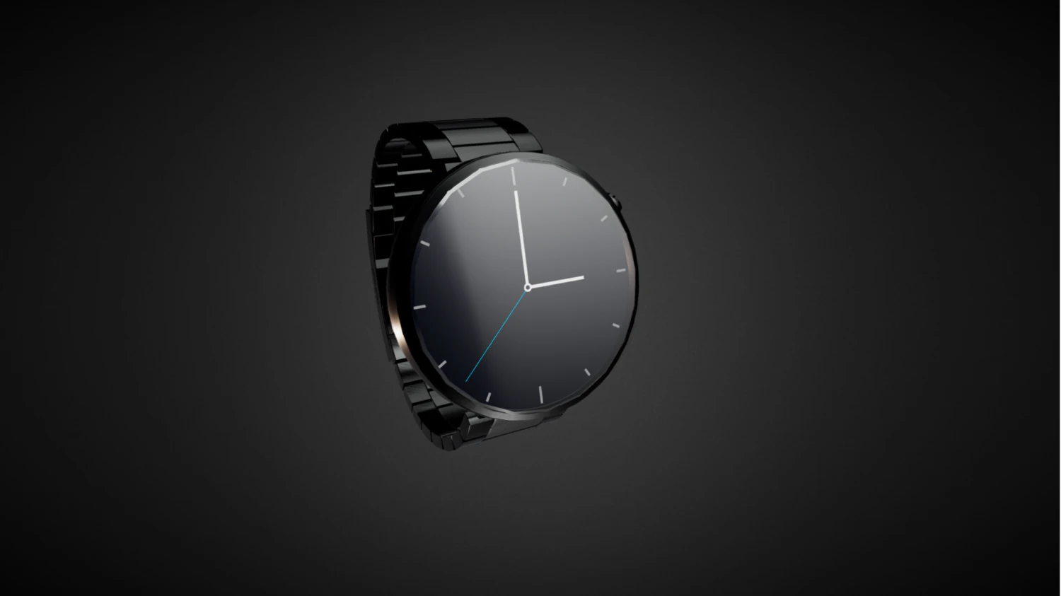 Wrist watch smart Watch 3D Model .c4d .max .obj .3ds .fbx .stl .blend 