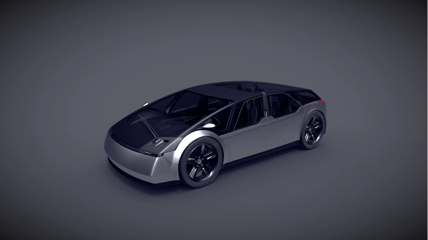 Concept Car 1 3D Model .c4d .max .obj .3ds .fbx .stl .blend 