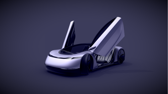 Concept Car3 3D Модель .c4d .max .obj .3ds .fbx .stl .blend 