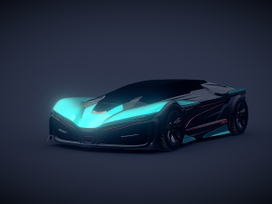 Concept Car 2 3D Model