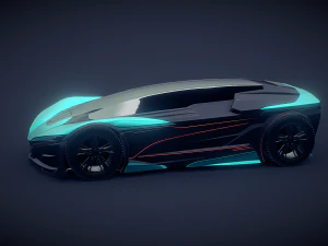 Concept Car 2 3D Model